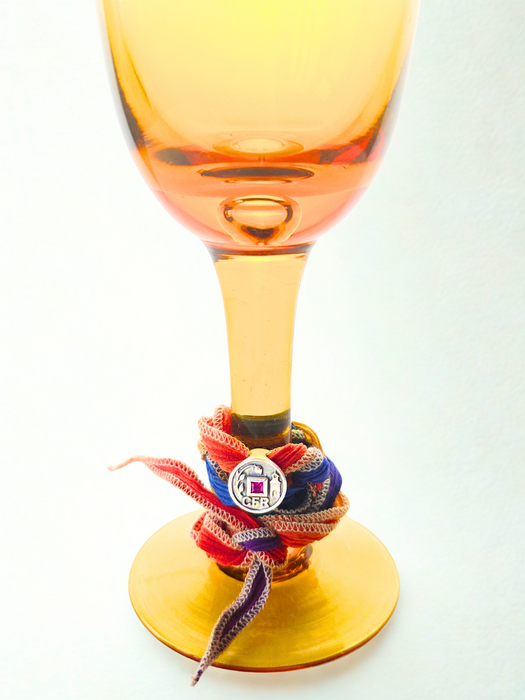 Organic Hand-Dyed Silk Ribbon, 31-33 Inches